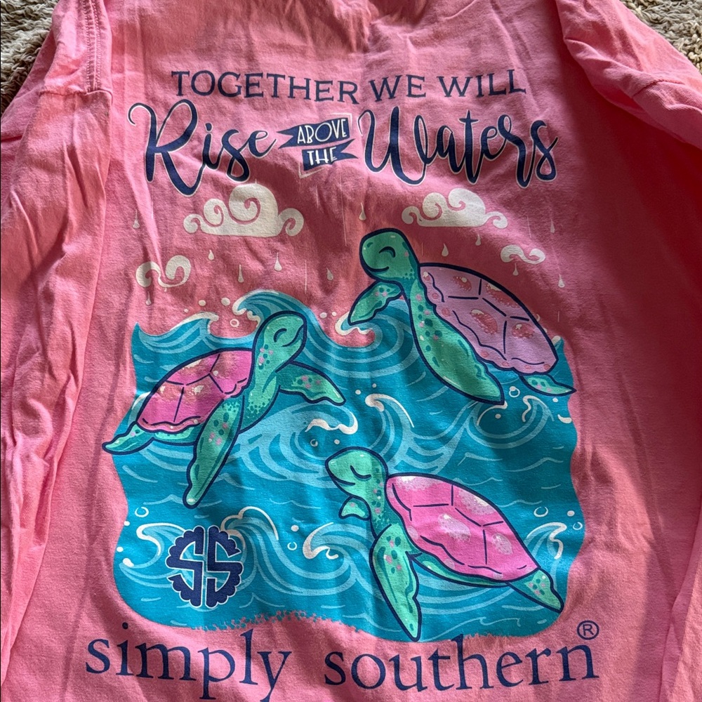 Simply Southern Tee with Turtle Design